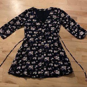 A&F Floral Button-Up Dress